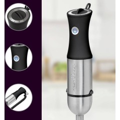 ProfiCook PC-SM 1094 Hand Blender - Stainless Steel/Black | Powerful, Versatile & Stylish Kitchen Essential